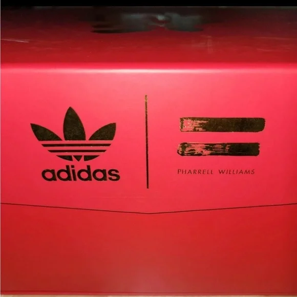 Pharrell x adidas Solar Hu Glide Chinese New Year Sneakers Red Black Size 9 - Picture 5 of 6